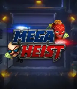 Get ready for the exciting world of Mega Heist slot by Relax Gaming, showcasing comedic characters ready to pull off a bank heist. This image depicts the excitement of the heist with its striking logo and a shadowy vault backdrop. Great for fans of heist movies, delivering a thrilling adventure. 